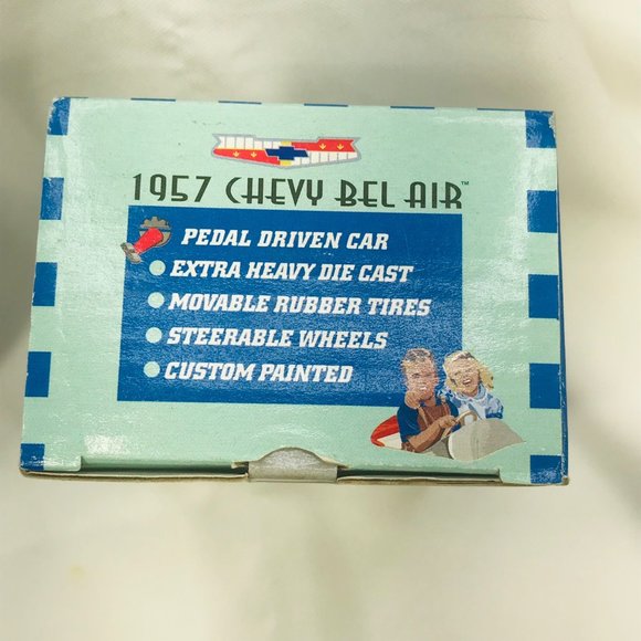 Gearbox 1997 Vintage 1957 Chevy Bel Air Convertible Serial #03687 Pedal Car New - Picture 4 of 10